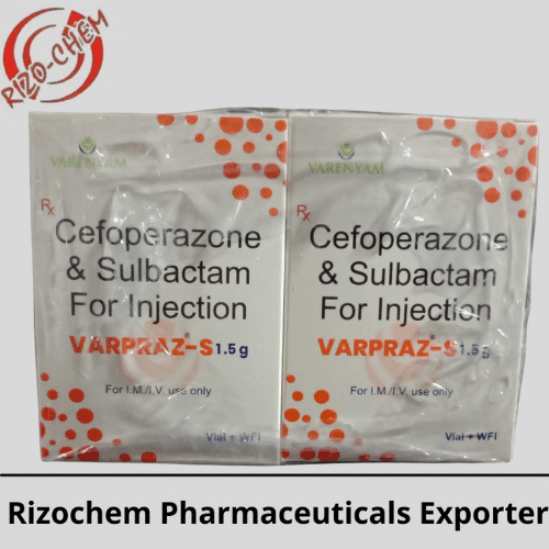 VARPRAZ-S Cefoperazone & Sulbactam 1.5 mg Injection