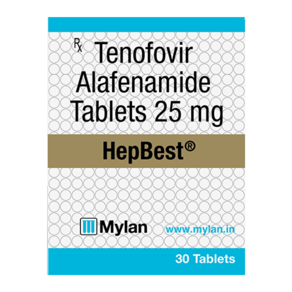HepBest Tenofovir Alafenamide 25mg Rizochem Pharmaceuticals
