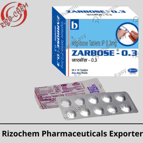 Metformin Zarbose M 500mg/0.3mg Tablet