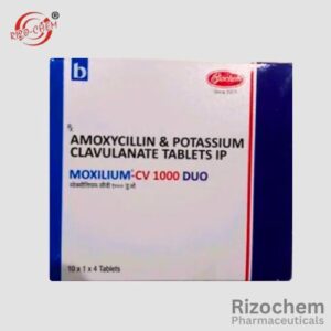 Medimox CV 1000 Tablets - High-quality antibiotic for treating bacterial infections, manufactured by a trusted pharmaceuticals wholesaler in India.