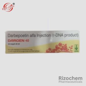 "Darbepoetin alfa Injection: Erythropoiesis-stimulating agent used to treat anemia in patients with chronic kidney disease or undergoing chemotherapy.