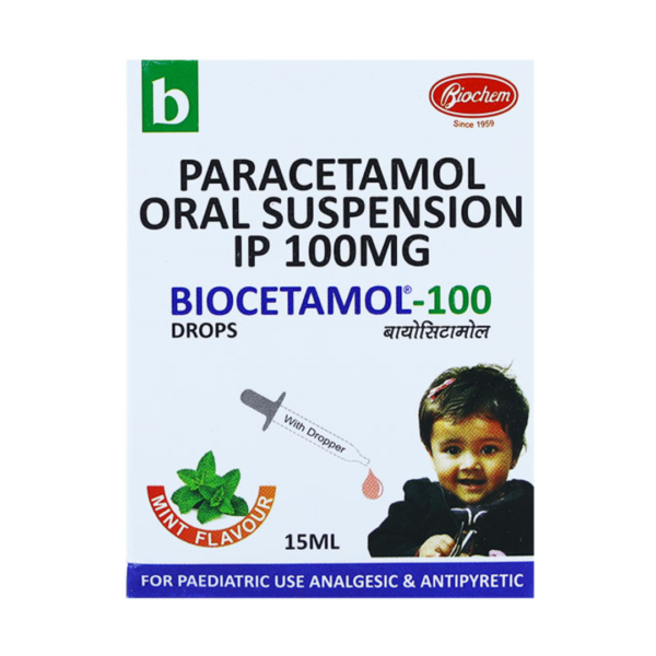 Biocetamol Paracetamol (100mg/ml) Rizochem Pharmaceuticals