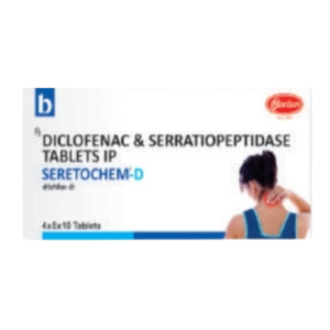 Seretochem D 50mg/10mg Tablet Rizochem Pharmaceuticals