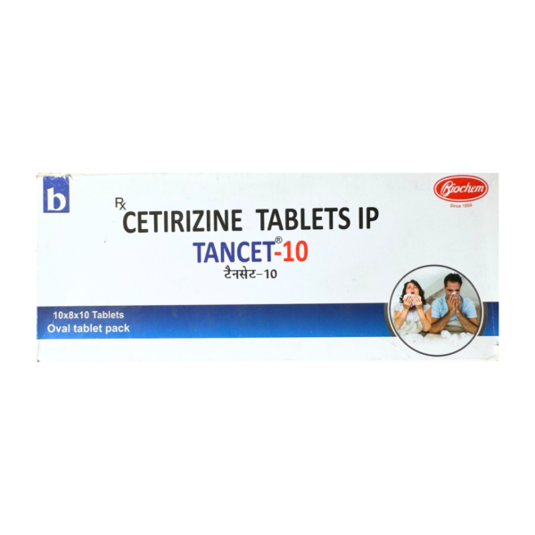 Tancet Cetirizine 10mg Tablet Rizochem Pharmaceuticals