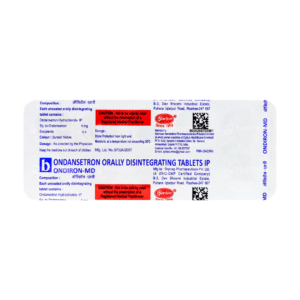 Ondiron-MD Ondansetron 4Mg Tablet Rizochem Pharmaceuticals