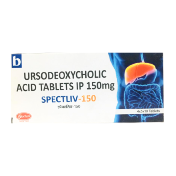 Ursodiol Spectliv 150mg Tablet Rizochem Pharmaceuticals