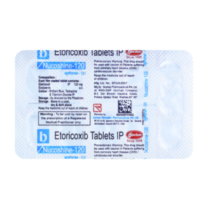 Nucoshine Etoricoxib 120mg Tablet Rizochem Pharmaceuticals