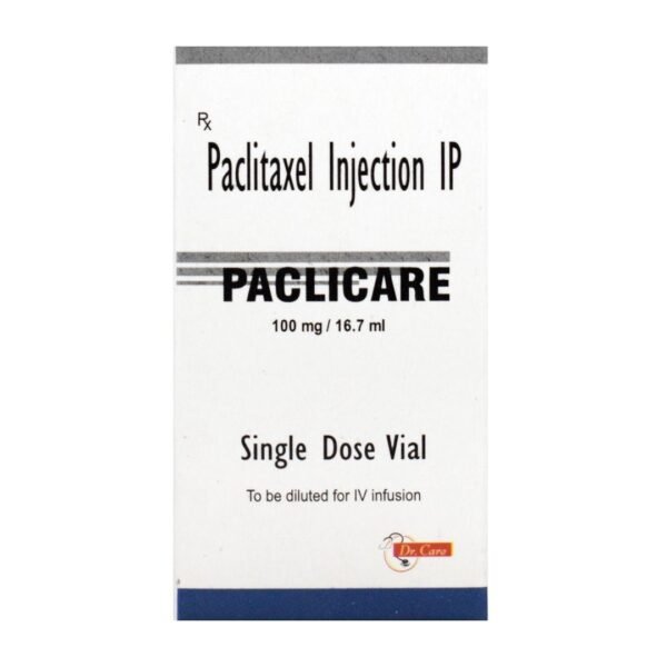 Paclitaxel Paclicare 100mg Injection Rizochem Pharmaceuticals