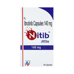 Ibrutinib 140 mg دواء Nitib Capsule Rizochem Pharmaceuticals