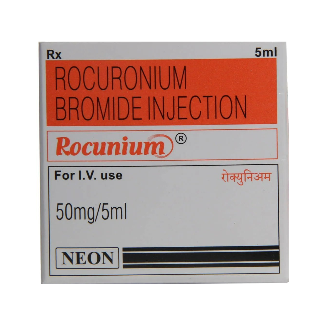 Rocuronium Bromide 50mg Injection By Rizochem Pharmaceuticals