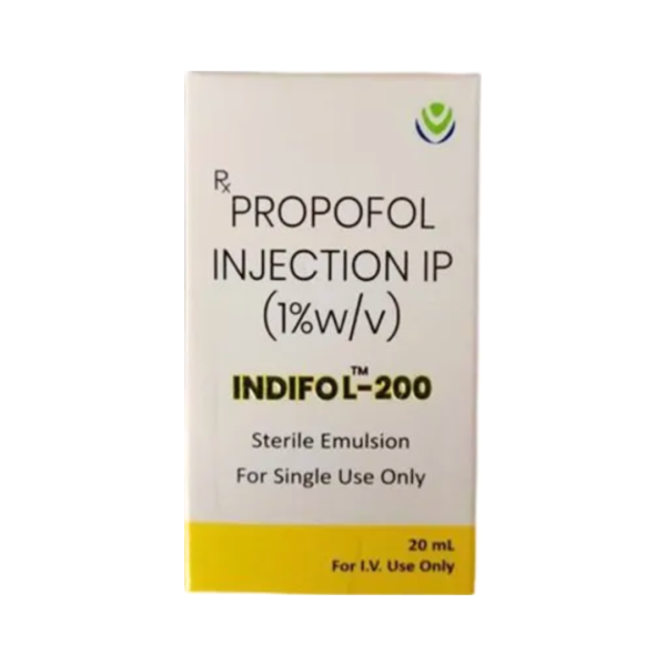 Indifol Propofol 200mg Rizochem Pharmaceuticals