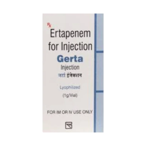 Gerta Ertapenem 1gm Rizochem Pharmaceuticals