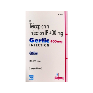 Gertic Teicoplanin 400mg Rizochem Pharmaceuticals