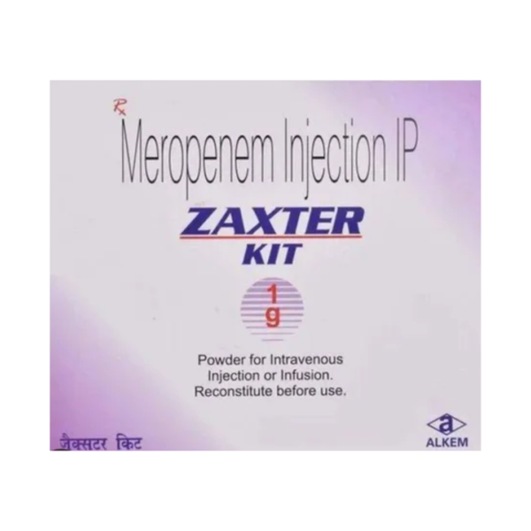 Zaxter Meropenem 1gm Rizochem Pharmaceuticals