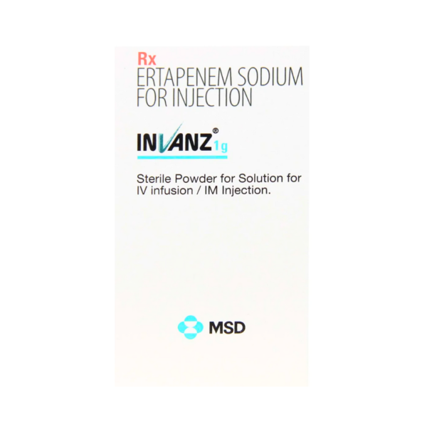 Ertapenem 1 gm Invanz Injection Rizochem Pharmaceuticals