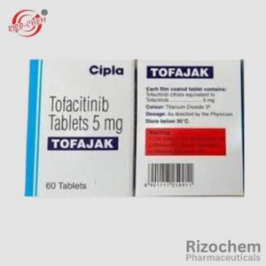 Tovajak 5 mg tablets, a pharmaceutical product available for wholesale and export from India. High-quality medication for various treatments.