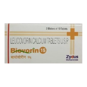 Calcium Leucovorin Biovorin 15 Tablet Rizochem Pharmaceuticals