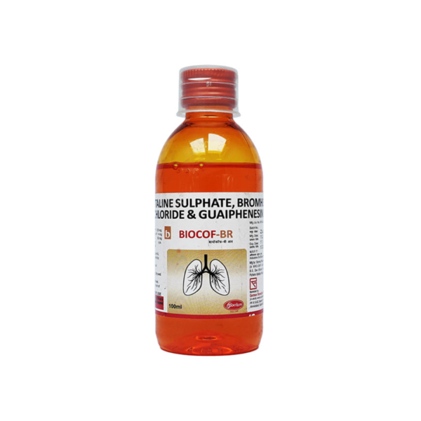Guaifenesin Biocof BR 100 ml Syrup Rizochem Pharmaceuticals