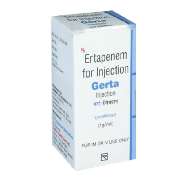 Gerta Ertapenem 1gm Rizochem Pharmaceuticals