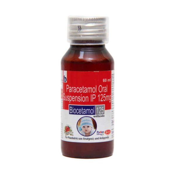 Paracetamol Biocetamol 125 mg Syrup Rizochem Pharmaceuticals