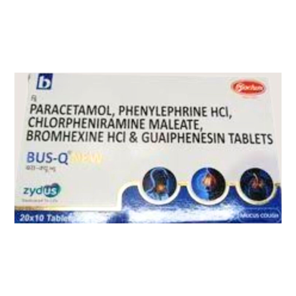 Bus Q New Bromexine Hcl 8Mg Rizochem Pharmaceuticals