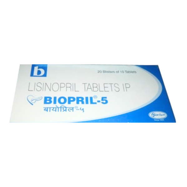 Lisinopril Biopril Tablet 5 mg Rizochem Pharmaceuticals