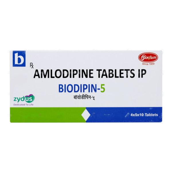 Amlodipine Biodipin 5mg Tablet Rizochem Pharmaceuticals