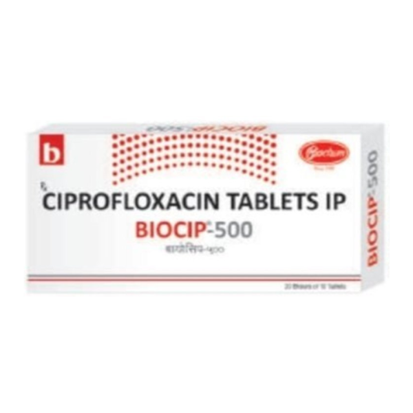 Ciprofloxacin Biocip 500MG TABLET Rizochem Pharmaceuticals