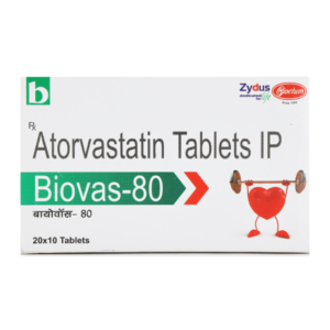 Atorvastatin 80 mg Biovas Tablet Rizochem Pharmaceuticals