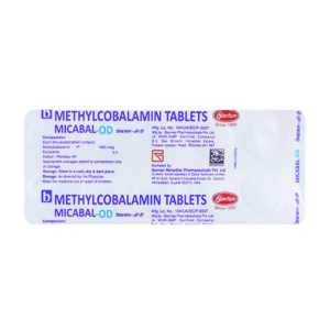 Micabal-OD Mecobalamin 1500mcg Rizochem Pharmaceuticals