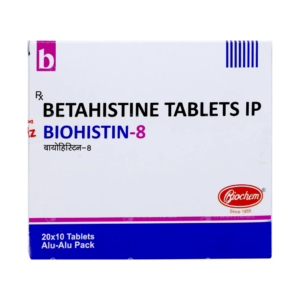 Betahistine Biohistin 8mg Tablet Rizochem Pharmaceuticals