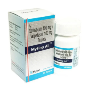 Myhep all دواء Sofosbuvir 400mg Velpatasvir 100mg Tablets Rizochem Pharmaceuticals