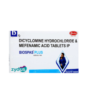 Dicyclomine 10 mg Biospas Plus Tablet Rizochem Pharmaceuticals