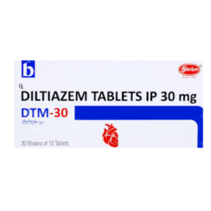 DTM Dilitiazem Hydrochloride 30mg Rizochem Pharmaceuticals