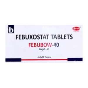 Febubow Febuxostat 40mg Tablet Rizochem Pharmaceuticals