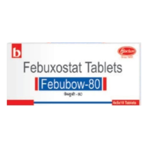 Febubow Febuxostat 80mg Tablet Rizochem Pharmaceuticals