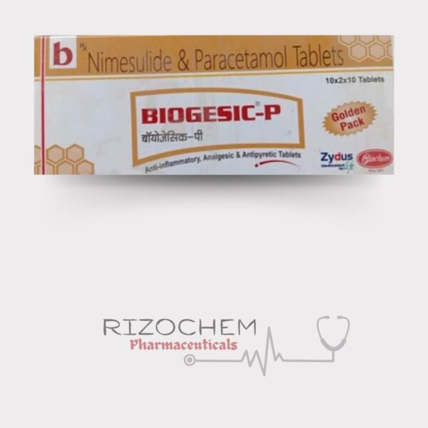 Biogesic P 100mg/325mg tablet," you can use: "Biogesic P 100mg/325mg tablet - Pain Relief Medication