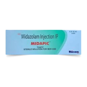 Midazolam 1mg Injection By Rizochem Pharmaceuticals