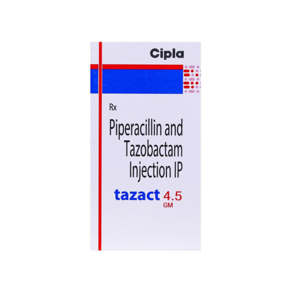 Tazact Injection Piperacillin Tazobactum 4.5gm Rizochem Pharmaceuticals