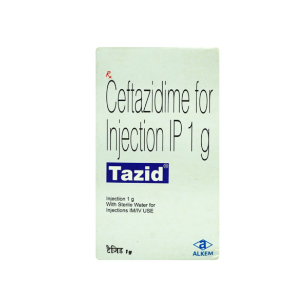 Tazid Ceftazidime Injection 1gm Rizochem Pharmaceuticals