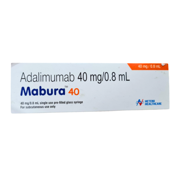 Adalimumab Injection 40 mg Mabura Rizochem Pharmaceuticals