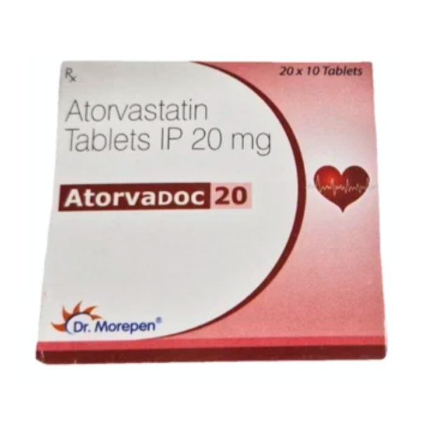 Atorvadoc 20 mg Tablets Rizochem Pharmaceuticals