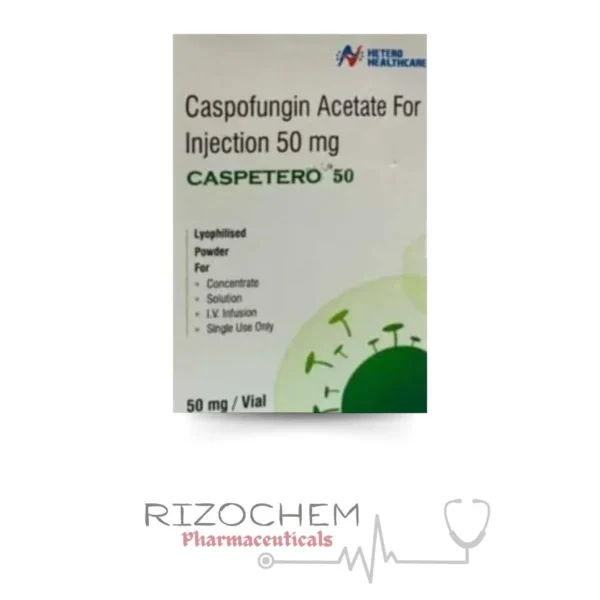 caspofungin acetate injection 50mg caspetero - Caspetero for antifungal treatment.