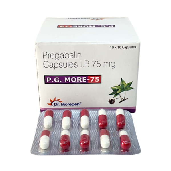 PG MORE 75MG CAP Rizochem Pharmaceuticals