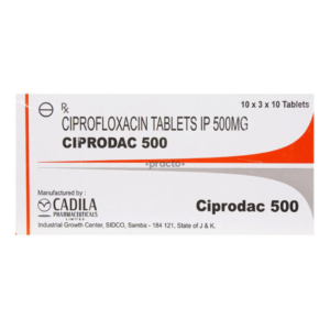 Ciprofloxacin 500 MG CIPRODAC TAB Rizochem Pharmaceuticals