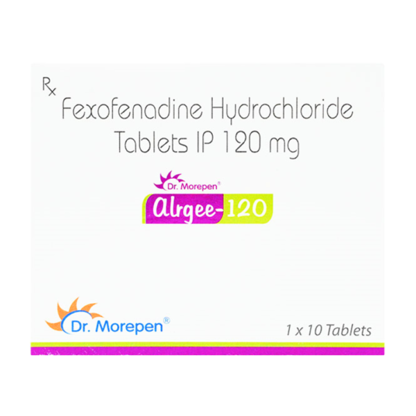 Alrgee Fexofenadine 120mg Tablet Rizochem Pharmaceuticals