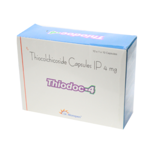 Thiocolchicoside 4 mg دواء Thiodoc Capsule Rizochem Pharmaceuticals