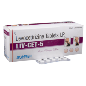 LIV CET Levocetirizine 5mg Tablet Rizochem Pharmaceuticals