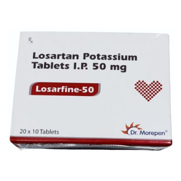 LOSARFINE 50mg Tablet Rizochem Pharmaceuticals