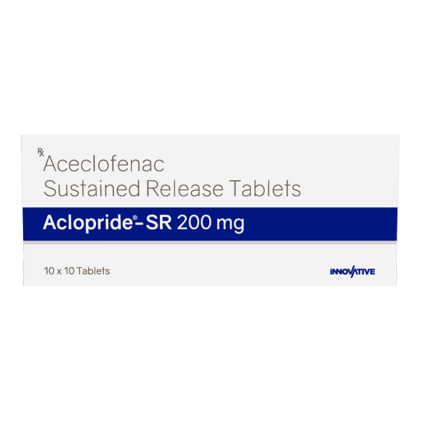 Aceclofenac Aclopride 200mg Tablet SR Rizochem Pharmaceuticals